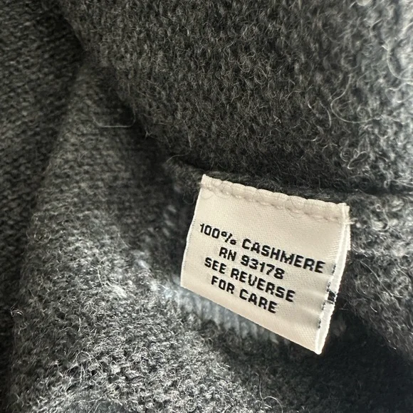 The Cashmere Project SzM Stars Print Crew Neck Pullover Sweater Charcoal Women - Picture 5 of 8